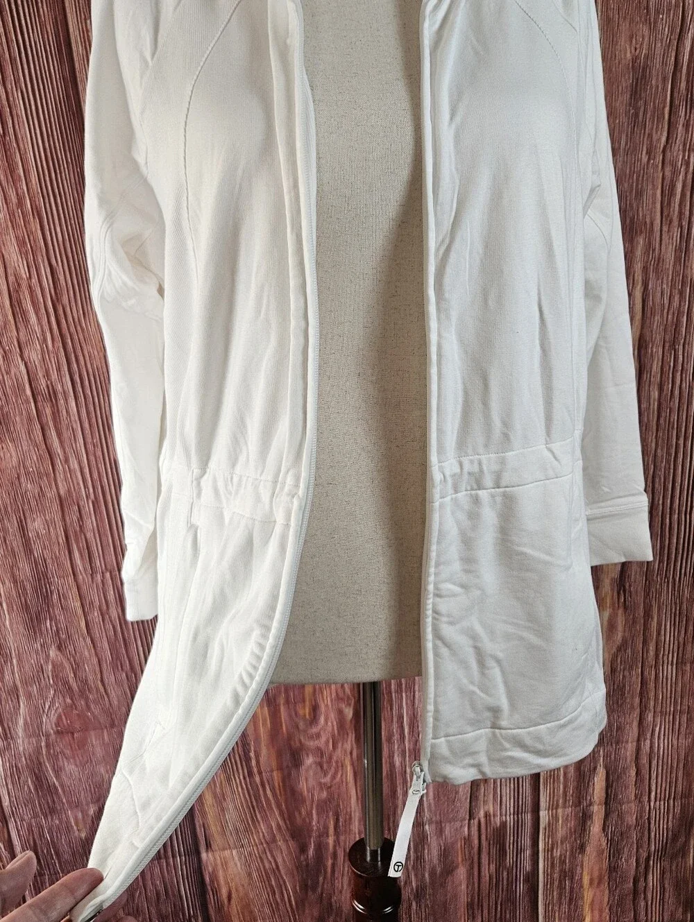 Talbots Zip Front Knit Jacket Plus Size 1X - Picture 5 of 12